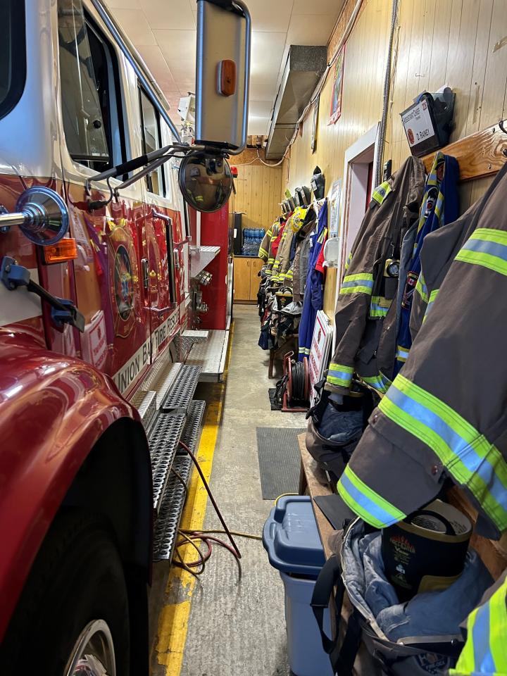 Union Bay current firehall October 2024