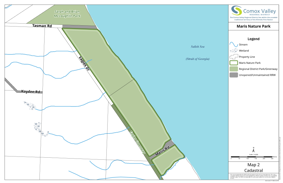 Maris Nature Park boundary map