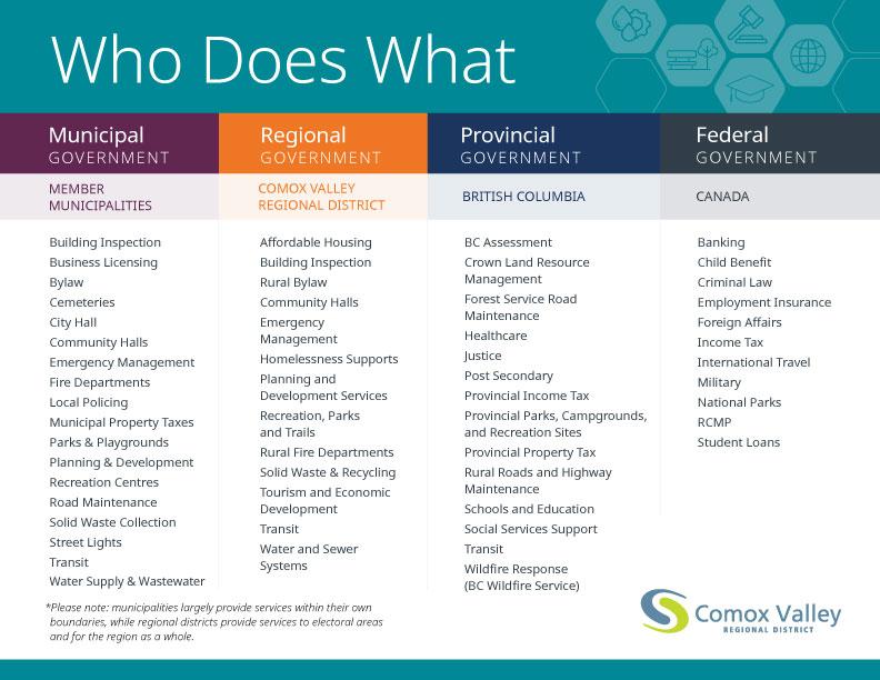 Who Does What for Government Services