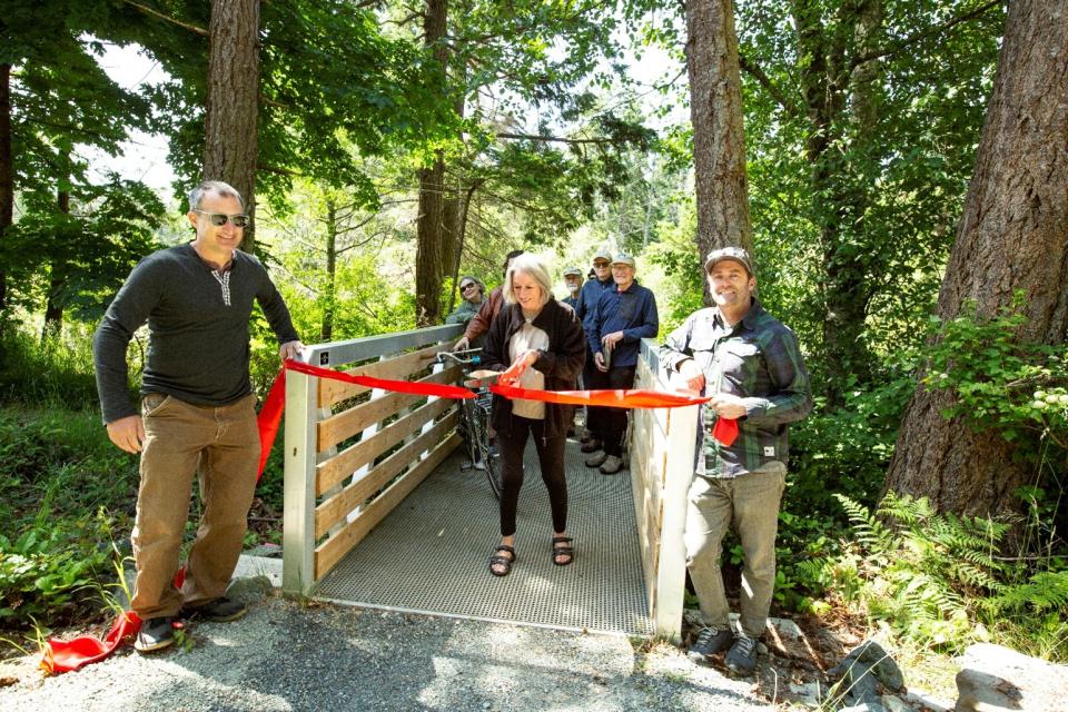 Denman Island Cross Trail Opening 