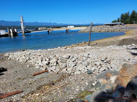 shingle spit boat launch construction